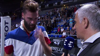 Paire : "Si je joue au tennis, c'est pour vivre des émotions comme ça"