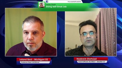 Leland Best LIVE interview with Nadeem Shehzad - A Pakistani thriving in the USA