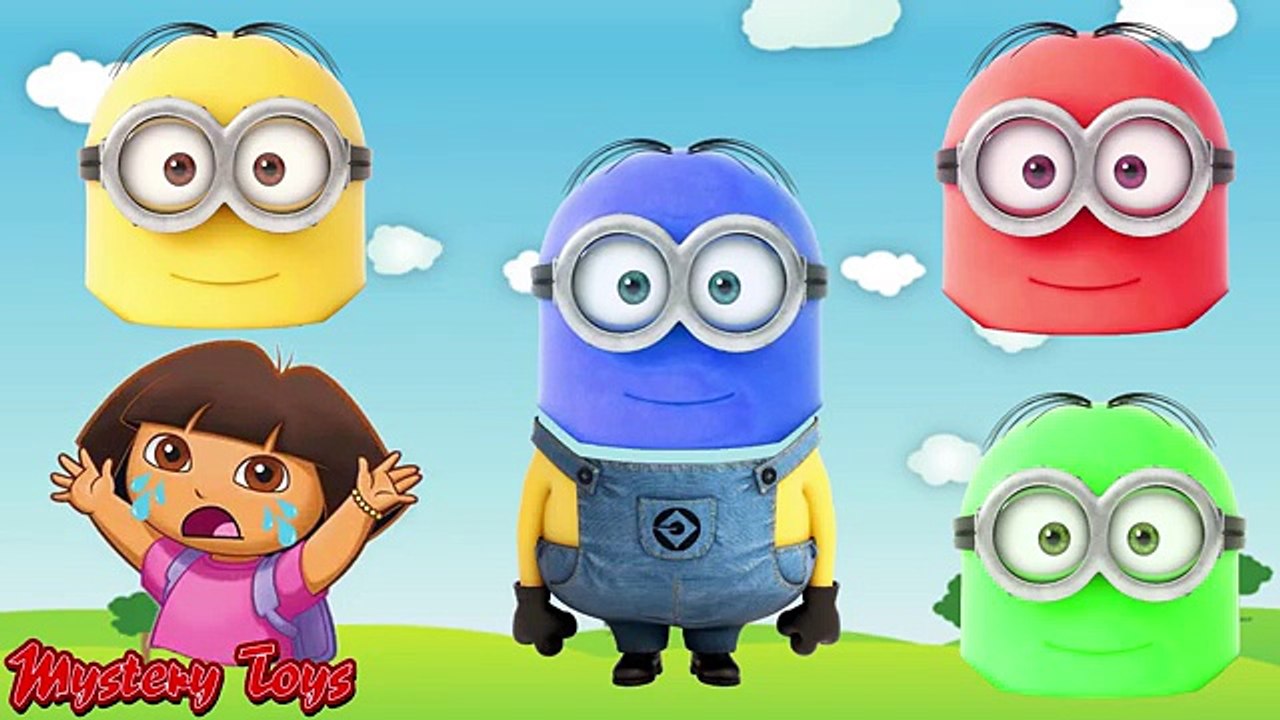 Wrong Heads Despicable Me 3 Movie Minions Learn Colors Finger Family Nursery Rhymes Toy Surprises
