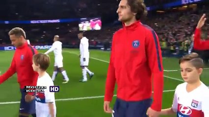 نيمار وحيدا امام ليون و شجاره مع كافاني [ الاهداف كاملة ]