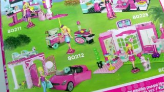 Anniversaire poupée amis amusement amusement Méga mini- fête reine avec Le jeu de barbie bloks de Chelsea lego