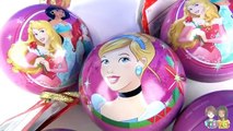 Disney Princess Christmas Egg Ornaments Toy Surprise / Cinderella, Ariel, Frozen Anna, Elsa / TUYC