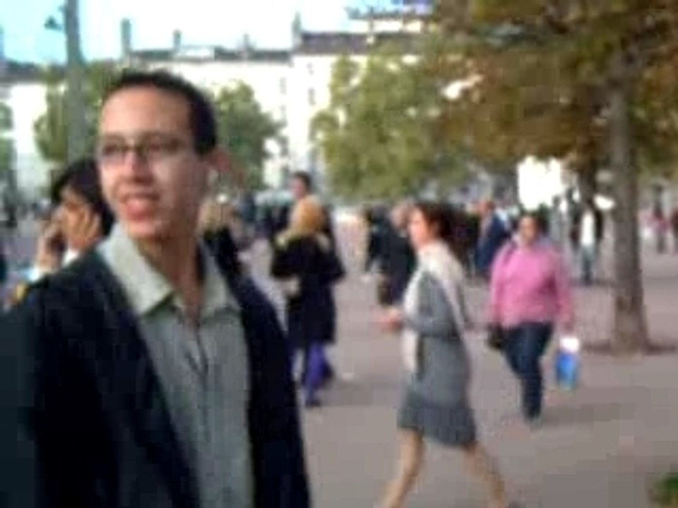 descente à bellecour le jour de aid el fitr