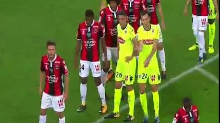 Buts d'Angers SCO vs OGC NICE - Ligue 1 (2017)