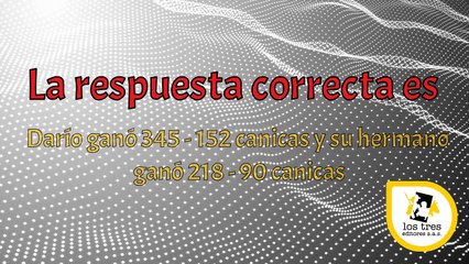 Pregunta 12 de Matemáticas para Grado 5 - Los Tres Editores S.A.S. 📚