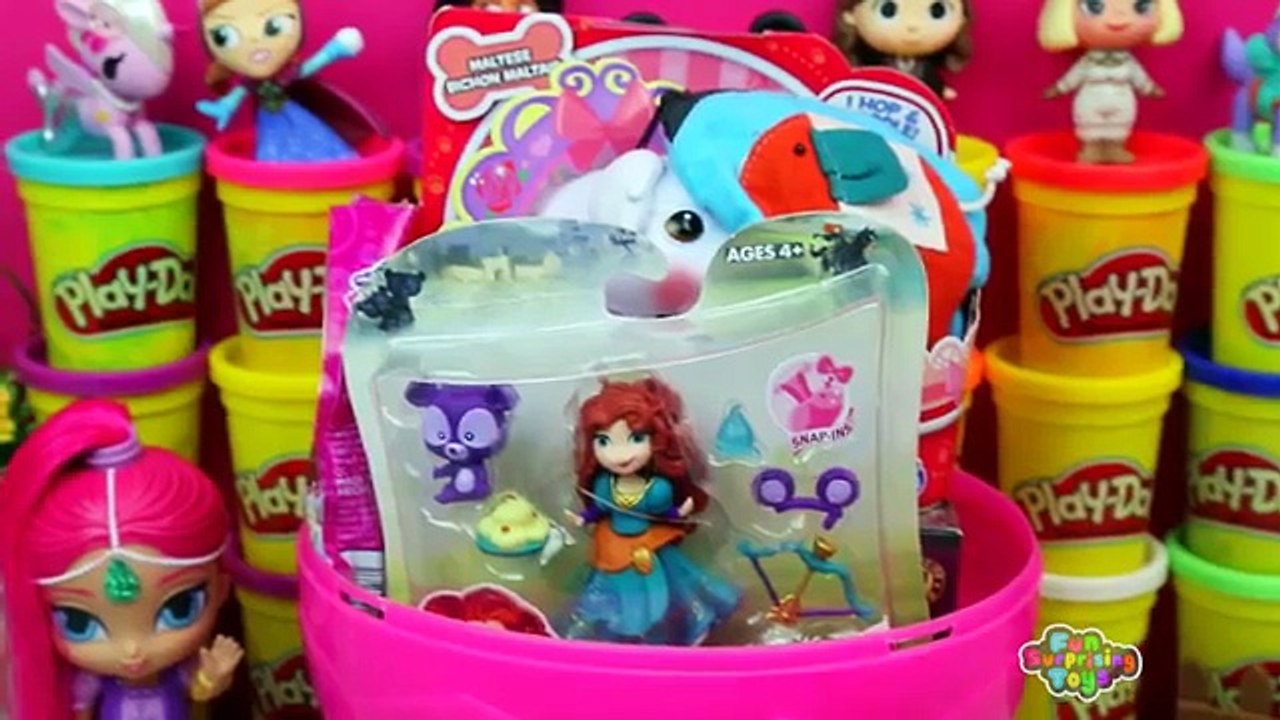 Shimmer and Shine GIANT Shimmer Surprise Egg - Play Doh Huevos Sorpresa