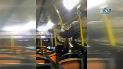 Maden işçileri koltuklar kirlenmesin diye ayakta yolculuk yaptı