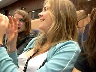 Joyeux anniversaire Marion!!! During the lecture!