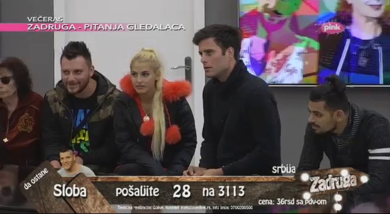 Zadruga - Andjela Vestica nasrnula na Zarka pa pala- 22.09.2017