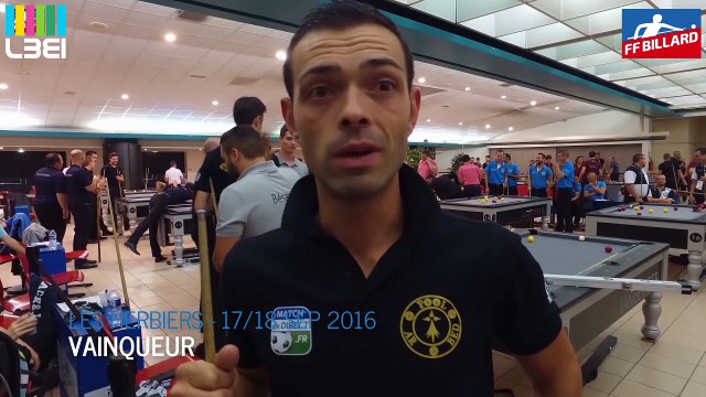 16_17 FFB TN LES HERBIERS interviews du vainqueur et finaliste Mixte