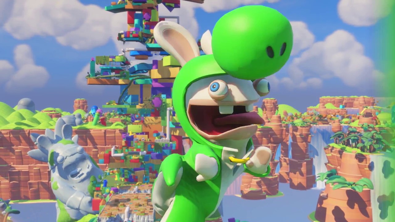 Mario + The Lapins Crétins Kingdom Battle - Présentation de Lapin Yoshi