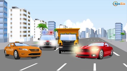 La Voiture de police Bleu et ses amis pour bébés - Dessin animé français | Voitures Pour Enfants