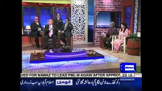 Hasb e Haal - 22 September 2017 - Azizi as Donald Trump - حسب حال - Dunya News