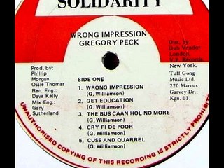 Gregory Peck - Cry Fi The Poor