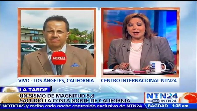 Sismo de magnitud 5.7 en la escala de Richter sacudió la costa norte de California, EE. UU