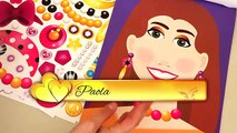 Actividad con pegatinas para hacer caras con calcomanias o stickers - Novelas con muñecas y juguetes