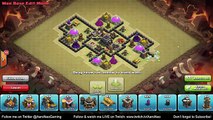 BEST Town Hall 9 (TH9) Trophy/War Base Design -Air Sweeper   4 Mortars (Clash of Clans) Setup #2