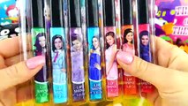 Disney DESCENDANTS Colorful and Sparkly LIP SHINES with Mal, Evie, Audrey, Lonnie, Jane!