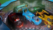 Disney Cars Toys Deluxe Hot Rod Set Lightning McQueen Mater The King Filmore Ramone Diecast Cars 2