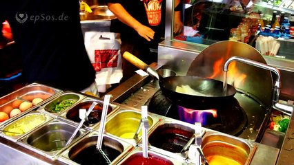 Hızlı para için Çinli wok hızlı pişirme.