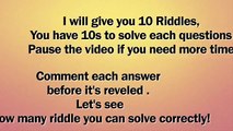 Top 10 Clever Riddles