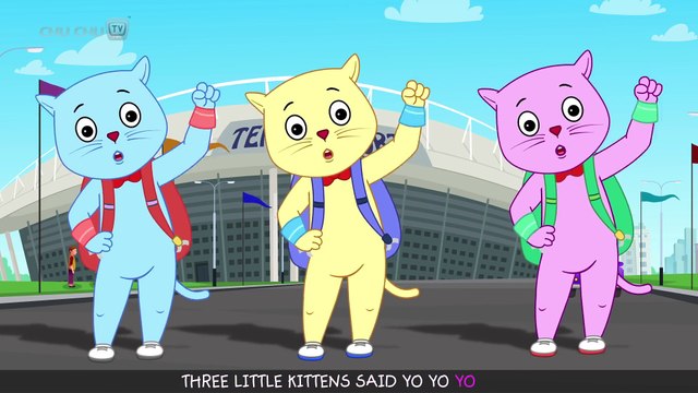Three Little Kittens Played Games at Rio Nursery Rhymes by Cutians The Cute Kittens ChuChu TV