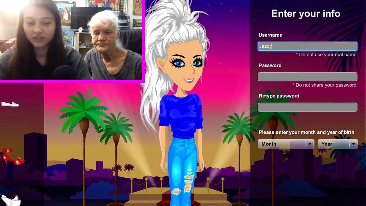 Playing Msp With My Grandma | My Nana Plays Msp For The First Time (FACE CAM VIDEO) Episode 1!!!