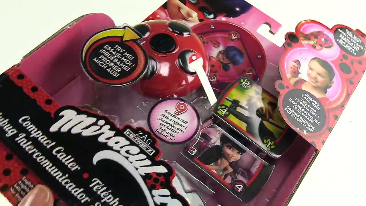 Miraculous Ladybug Comp Caller Phone Make + Send Calls to Friends!! Unboxing | Toy Caboodle