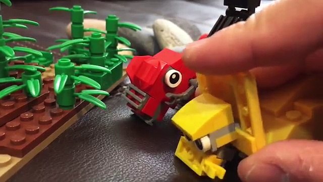 Dinotrux Toys Playtime - Lego Dozer Rescued by Towaconstrictor & Bad Baby Garby POOPS on Ty 레고 다이노트럭