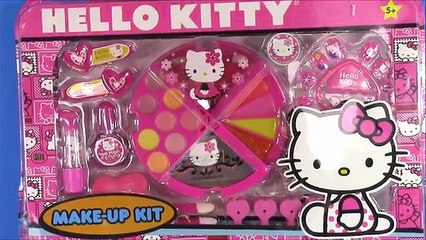 Video herunterladen: Hello Kitty Make-Up Set! Lip Gloss Palette Nail Polish & Press-On Nails! Shopkins Blind Bag!