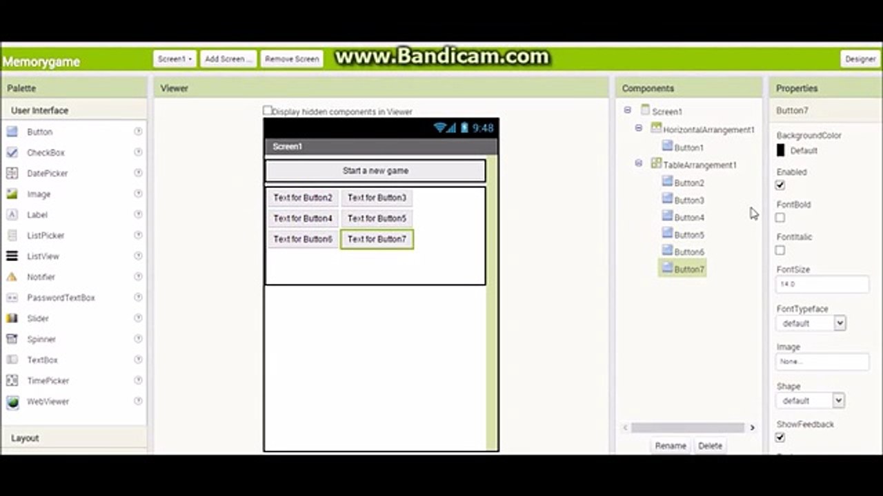 app inventor 2 memory game