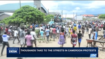 i24NEWS DESK | Thousands take to the streets in Cameroon protests | Saturday, September 23rd 2017