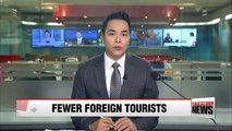 Foreign tourists visiting S. Korea drop for six consecutive months