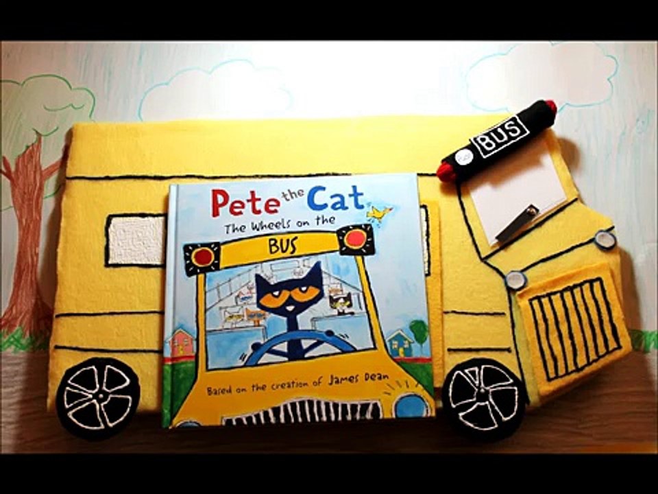 Pete the Cat: Wheels on the bus adaptive book