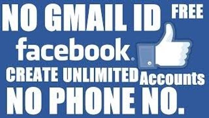 How To Make Facebook ID without Email or Phon num. New Trick 2017