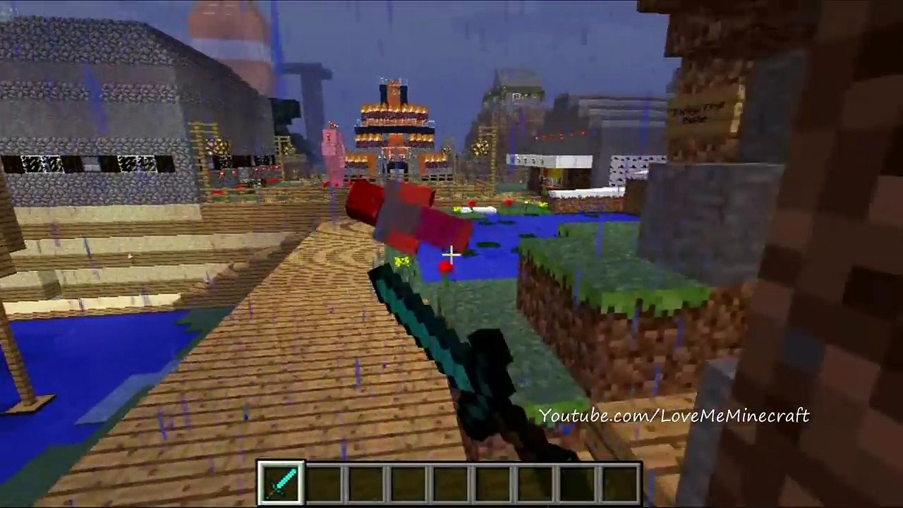 If StampyLongNose met Herobrine DanTDM Super Pig! DR Super Trayaurus Part 9 - Minecraft