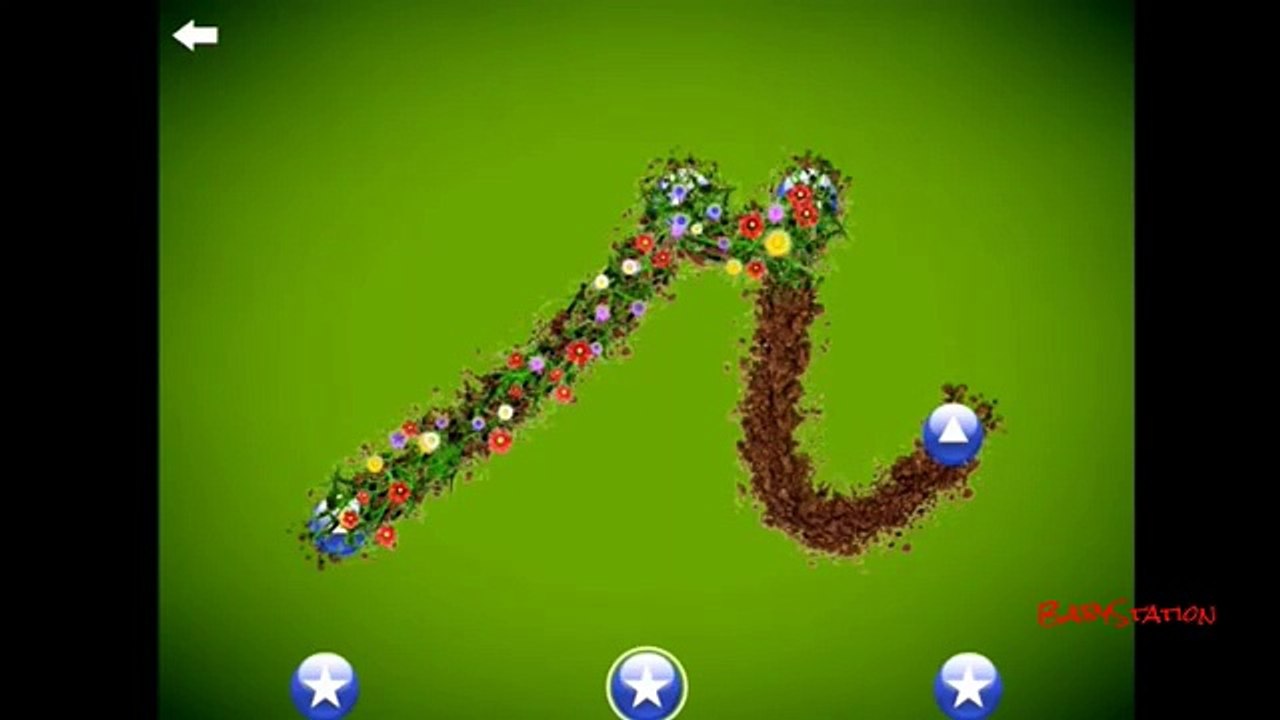 Learn writing CURSIVE alphabets with NEW animations - small q to v - LetterSchool - By BabyStation