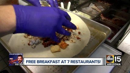 Restaurants offering FREE breakfast