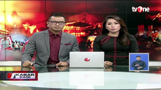 Sebuah Ruko Produksi Dompet Ludes Terbakar