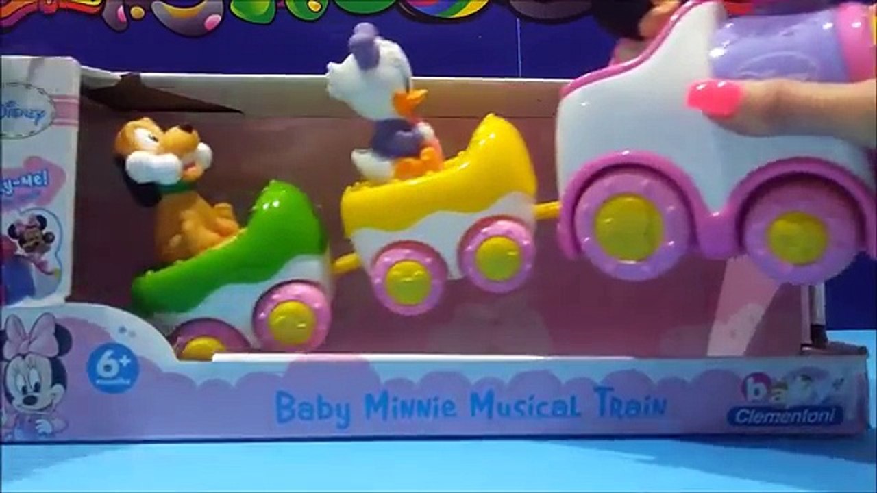 Clementoni Disney Baby Minnie Musical Train ❤ Baby Toy With Light And Sound
