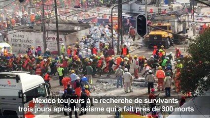 Mexico toujours à la recherche de survivants du séisme
