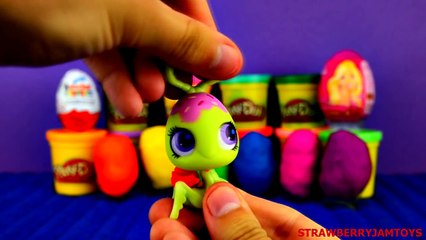 Play Doh Cars 2 Kinder Surprise Moshi Monsters Angry Birds Spongebob Toy Story Surprise Easter Egg