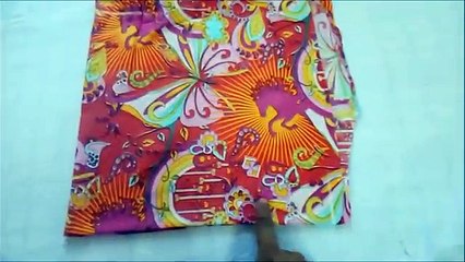 DIY : How To Make a Handkerchief : Easy method to sew table cloth, napkins , baby sheet picnic sheet