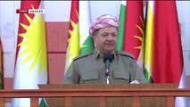 البارزاني يجدد تمسكه بإجراء استفتاء كردستان العراق بموعده
