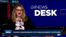i24NEWS DESK | Kurdish independence vote announcement postponed | Saturday, September 23rd 2017
