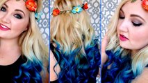 DIY BLUE OMBRE MERMAID HAIR | Color Brilliance Aqua & Sky Blue ♡ | KBrightBeauty