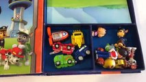 Paw Patrol My Busy Books w 12 Figurines and Playmat - Unboxing Demo Review