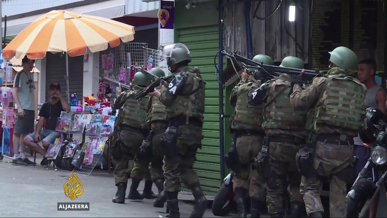 Brazil army shuts down largest favela in Rio de Janeiro