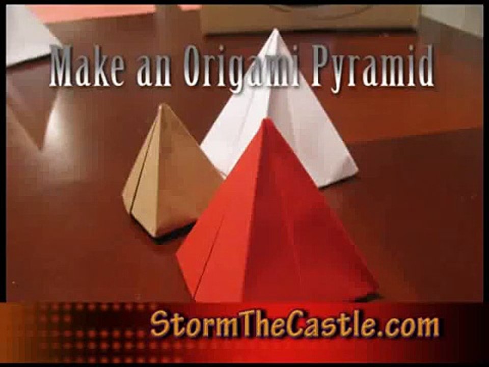 Make an Origami Pyramid
