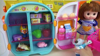 Baby Doll Refrigerator toys & Pororo Food toys